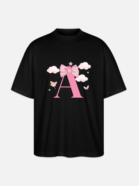 Letter to Pink Clouds - Stanley/Stella Oversized Unisex Organic T-shirt Blaster 2.0 - black