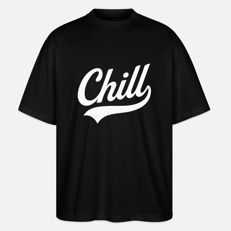 Chill en Style rétro tranquille - T-shirt bio Blaster 2.0 coupe oversize Stanley/Stella Unisexe - noir