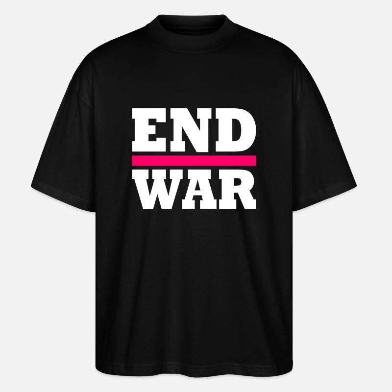 End war - T-shirt bio Blaster 2.0 coupe oversize Stanley/Stella Unisexe - noir