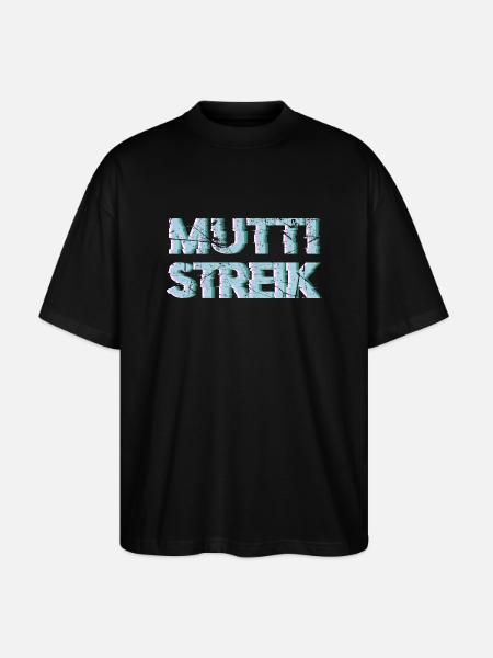 Mother's strike vs pubescent children - Stanley/Stella Oversized Unisex Organic T-shirt Blaster 2.0 - black