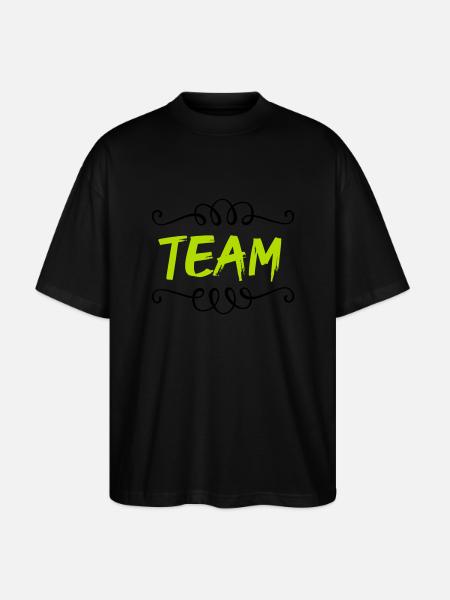 team - Stanley/Stella Oversized Unisex Bio T-Shirt Blaster 2.0 - Schwarz