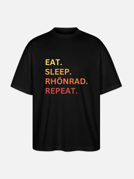 Rhönrad - Stanley/Stella Oversized Unisex Bio T-Shirt Blaster 2.0 - Schwarz