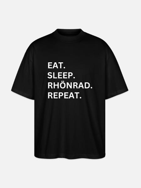 Rhönrad - Stanley/Stella Oversized Unisex Bio T-Shirt Blaster 2.0 - Schwarz