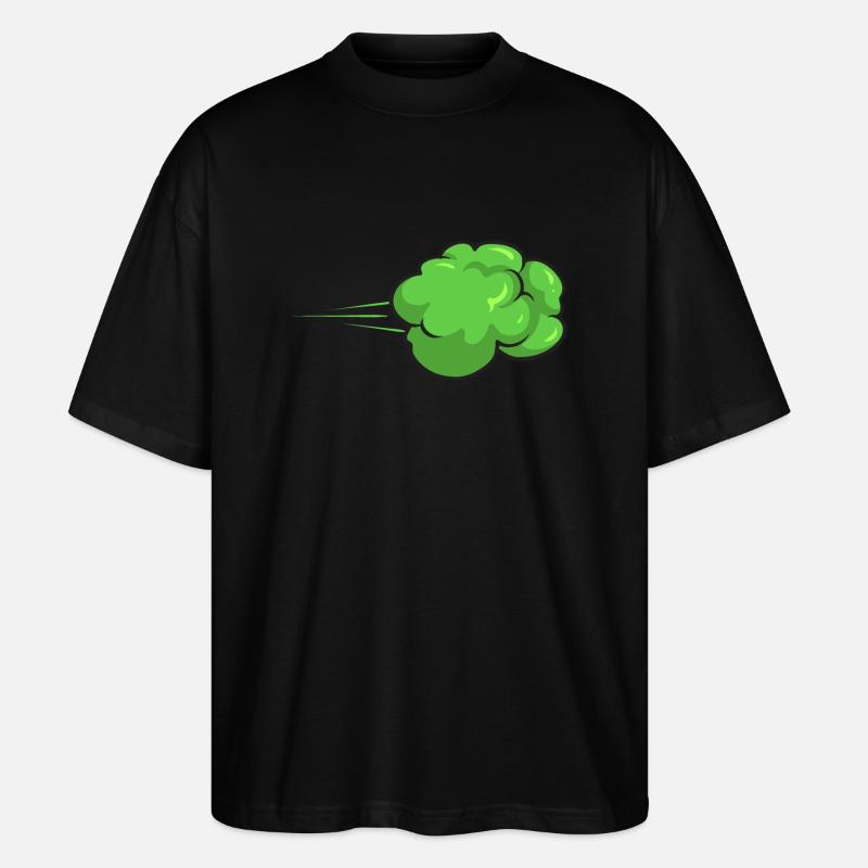 pet pète pète pète - T-shirt bio Blaster 2.0 coupe oversize Stanley/Stella Unisexe - noir