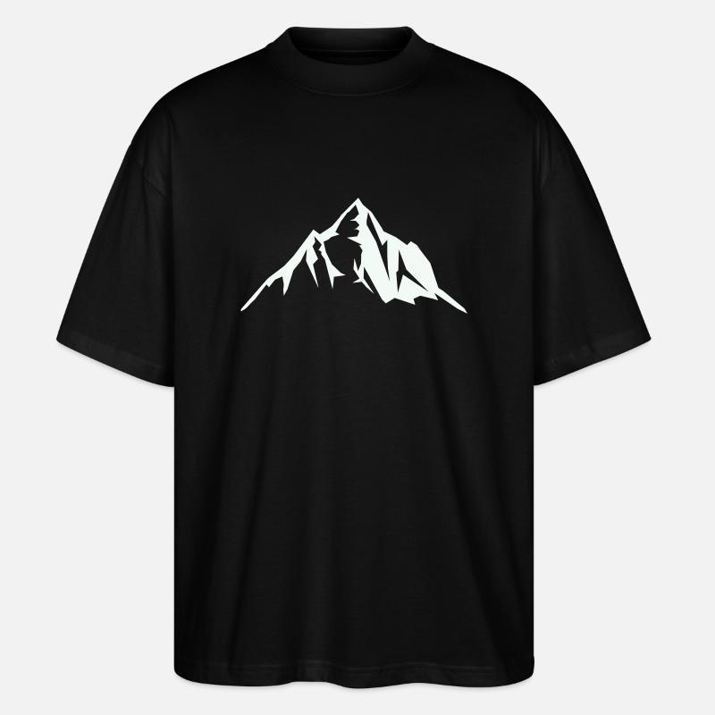 berge berg - Stanley/Stella Oversized Unisex Bio T-Shirt Blaster 2.0 - Schwarz