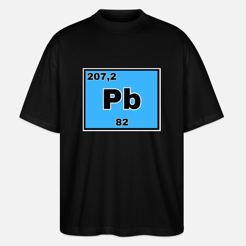 Plumbum - Stanley/Stella Oversized Unisex Bio T-Shirt Blaster 2.0 - Schwarz
