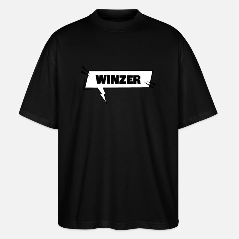 Winzer - Stanley/Stella Oversized Unisex Bio T-Shirt Blaster 2.0 - Schwarz
