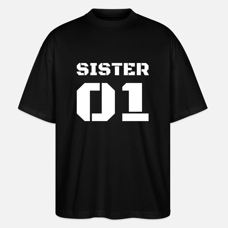 Sœur 01 - Schwester Design - T-shirt bio Blaster 2.0 coupe oversize Stanley/Stella Unisexe - noir