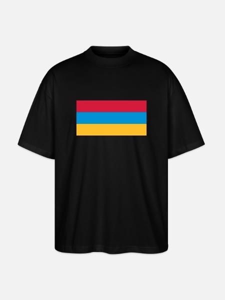 Arménie (V) - Stanley/Stella Oversized Unisex Bio T-Shirt Blaster 2.0 - Schwarz