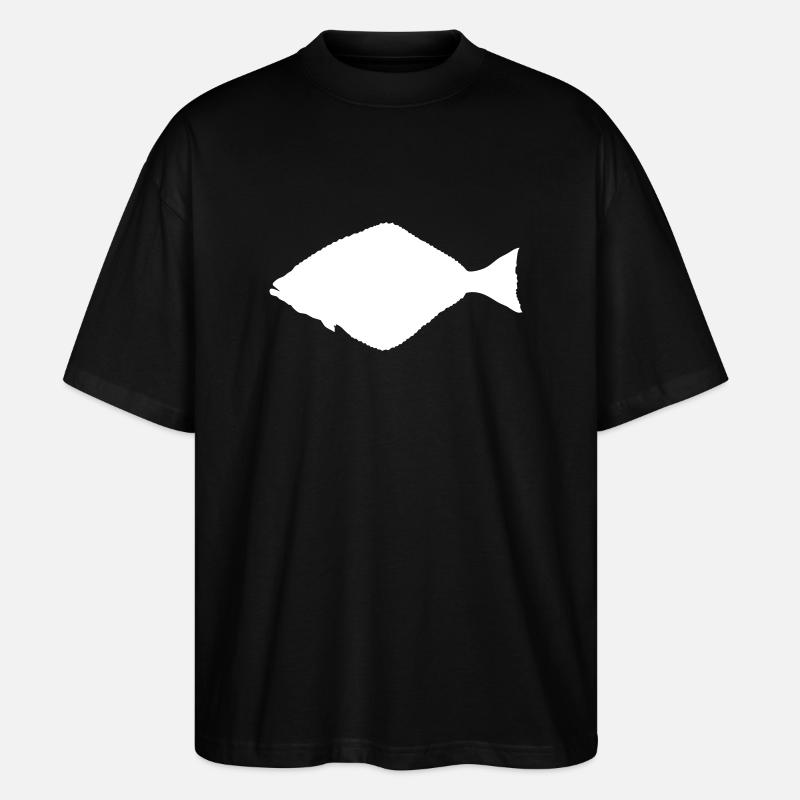 Heilbutt - Stanley/Stella Oversized Unisex Bio T-Shirt Blaster 2.0 - Schwarz