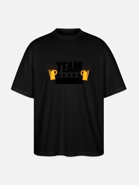 team_malorca_10_3f - Stanley/Stella Oversized Unisex Bio T-Shirt Blaster 2.0 - Schwarz