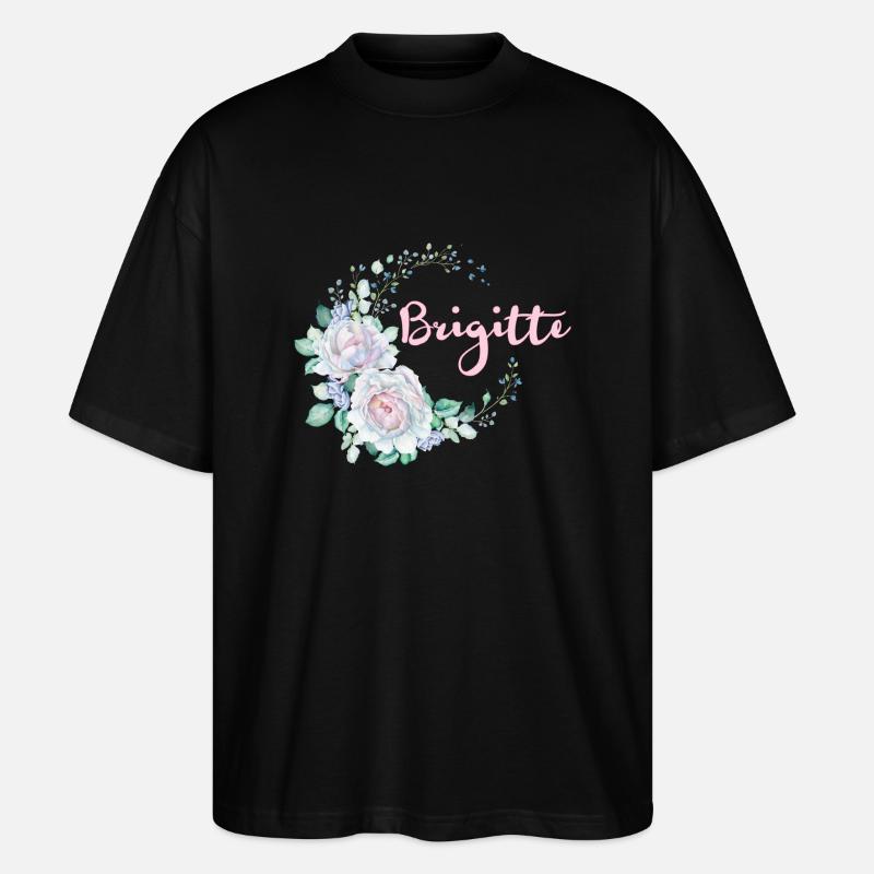 Pour Brigitte - T-shirt bio Blaster 2.0 coupe oversize Stanley/Stella Unisexe - noir
