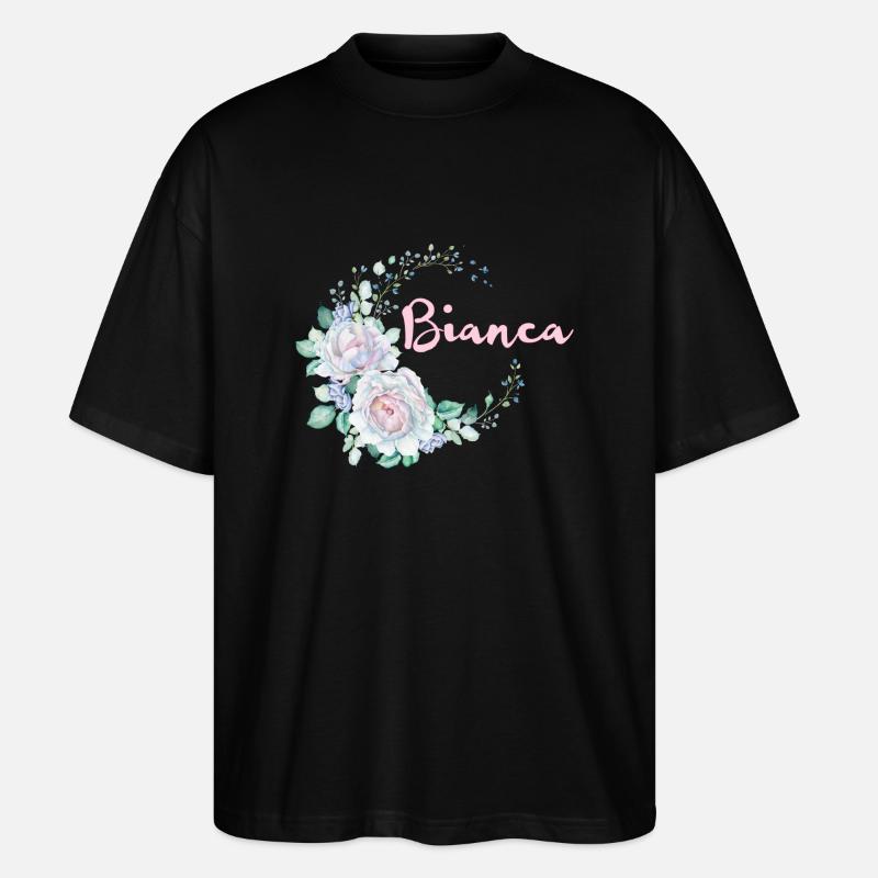 Für Bianca - Stanley/Stella Oversized Unisex Bio T-Shirt Blaster 2.0 - Schwarz