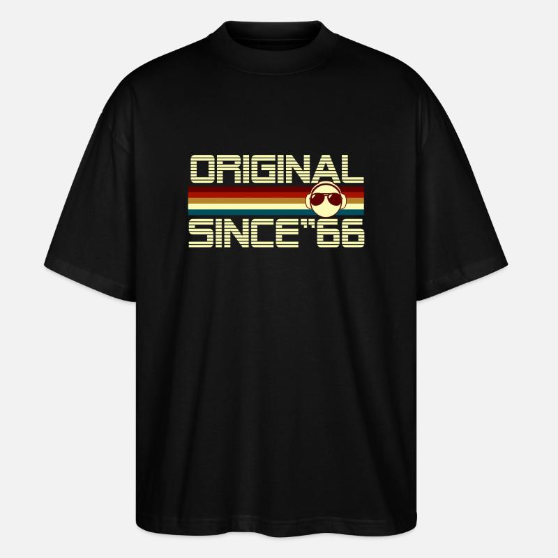Since 66 - T-shirt bio Blaster 2.0 coupe oversize Stanley/Stella Unisexe - noir