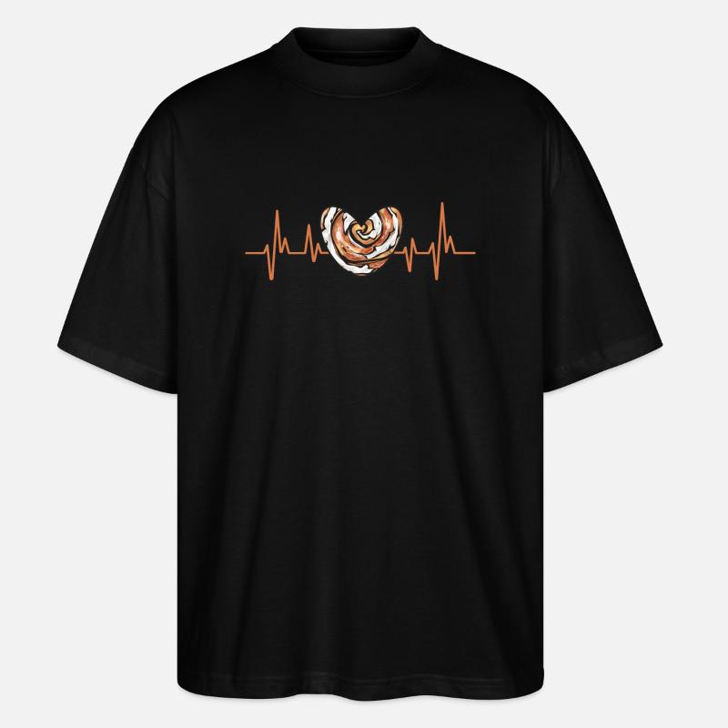 Zimtschnecke - Stanley/Stella Oversized Unisex Bio T-Shirt Blaster 2.0 - Schwarz