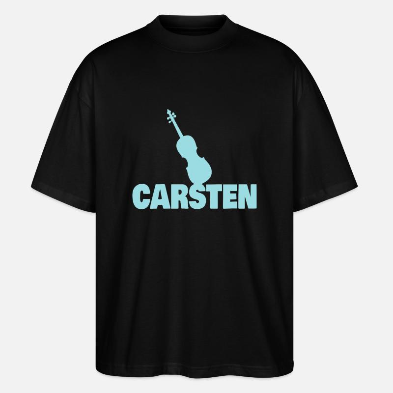Viola Carsten - T-shirt bio Blaster 2.0 coupe oversize Stanley/Stella Unisexe - noir