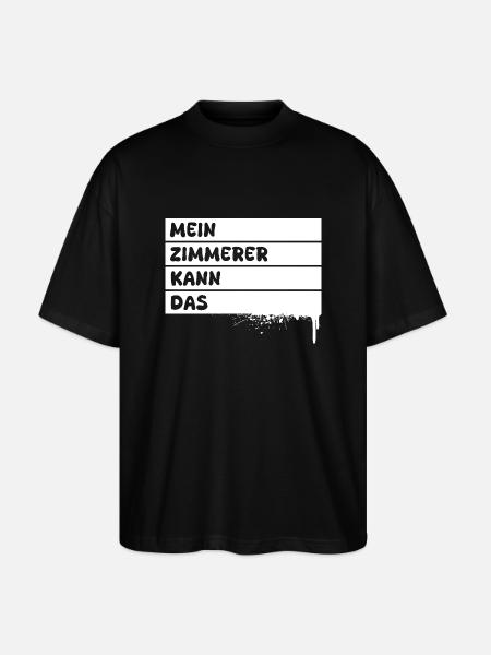Carpenter - Stanley/Stella Oversized Unisex Organic T-shirt Blaster 2.0 - black
