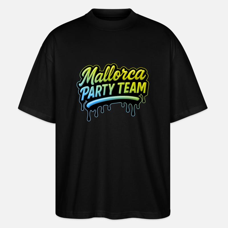 Mallorca Party Team Bunt - T-shirt bio Blaster 2.0 coupe oversize Stanley/Stella Unisexe - noir
