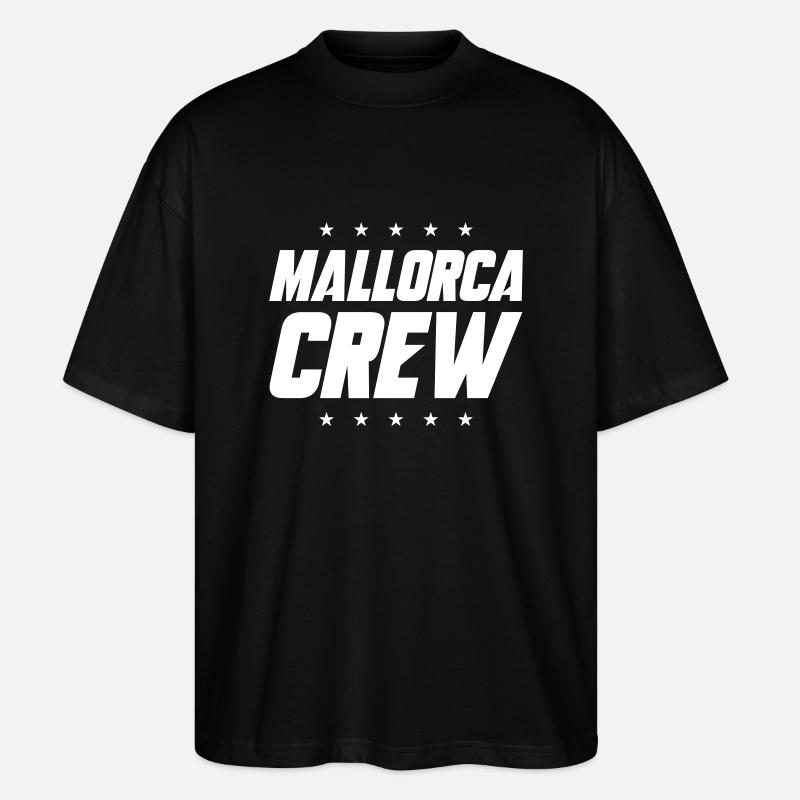 Mallorca Crew - Stanley/Stella Oversized Unisex Bio T-Shirt Blaster 2.0 - Schwarz