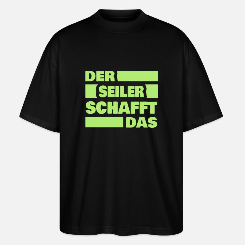 Cordonnier - T-shirt bio Blaster 2.0 coupe oversize Stanley/Stella Unisexe - noir