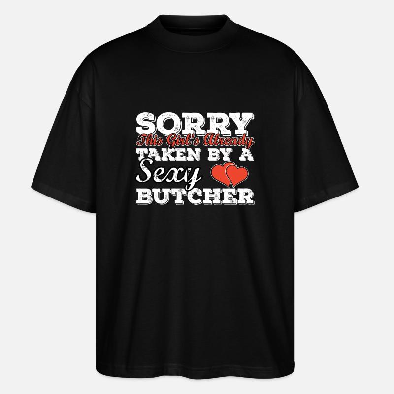 Butcher - Stanley/Stella Oversized Unisex Bio T-Shirt Blaster 2.0 - Schwarz