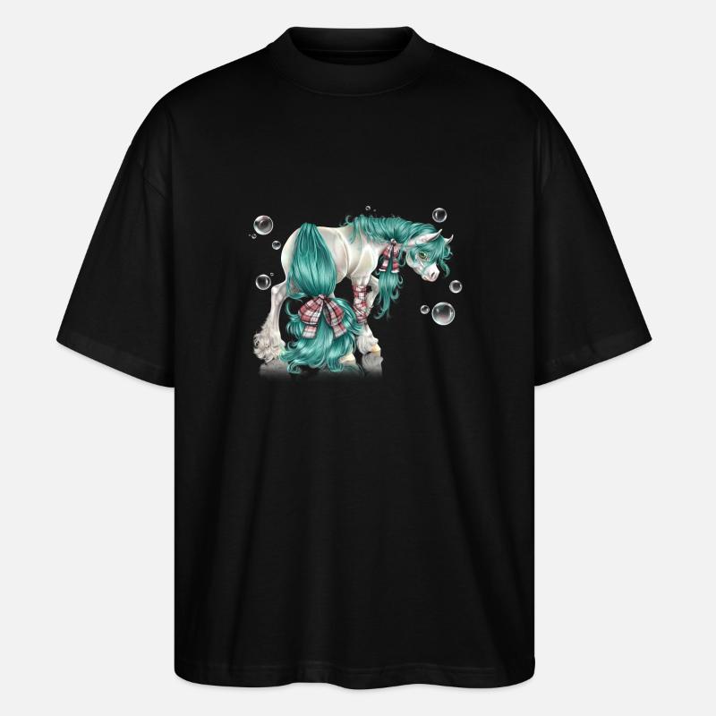 Opalina - T-shirt bio Blaster 2.0 coupe oversize Stanley/Stella Unisexe - noir