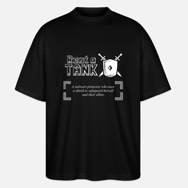 Miete einen Ritter für Gamer - Stanley/Stella Oversized Unisex Bio T-Shirt Blaster 2.0 - Schwarz