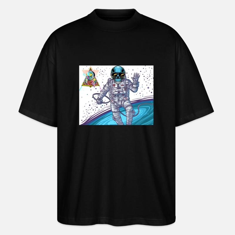 3 Original - Stanley/Stella Oversized Unisex Bio T-Shirt Blaster 2.0 - Schwarz