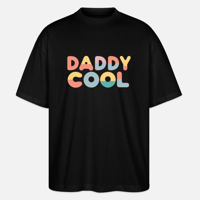 Daddy cool - T-shirt bio Blaster 2.0 coupe oversize Stanley/Stella Unisexe - noir