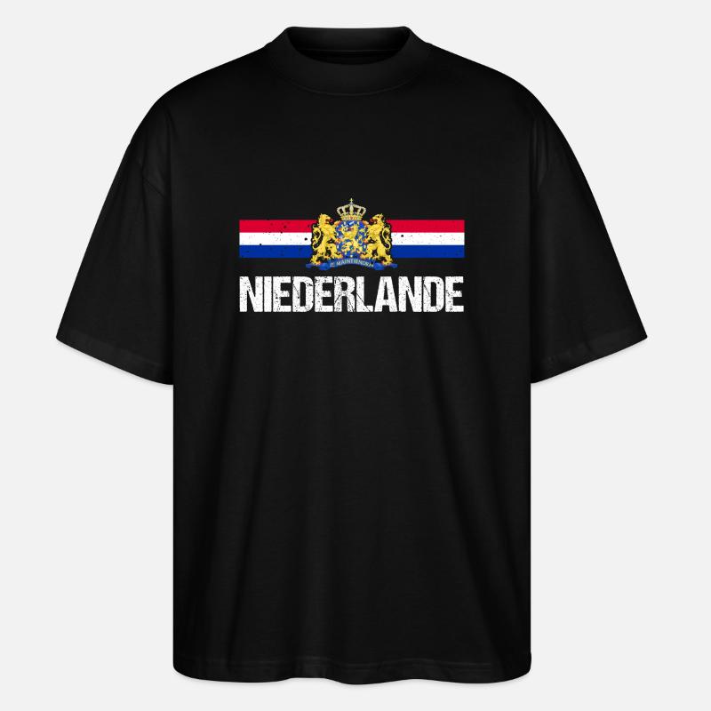 Pays-Bas Pays-Bas - T-shirt bio Blaster 2.0 coupe oversize Stanley/Stella Unisexe - noir