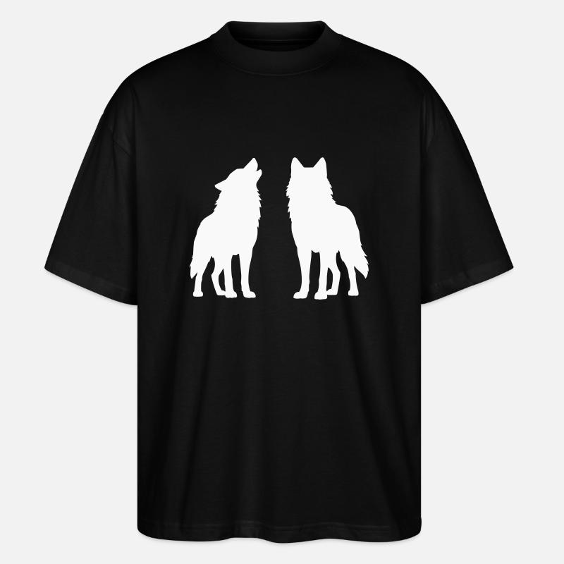 woelfe 2 - T-shirt bio Blaster 2.0 coupe oversize Stanley/Stella Unisexe - noir