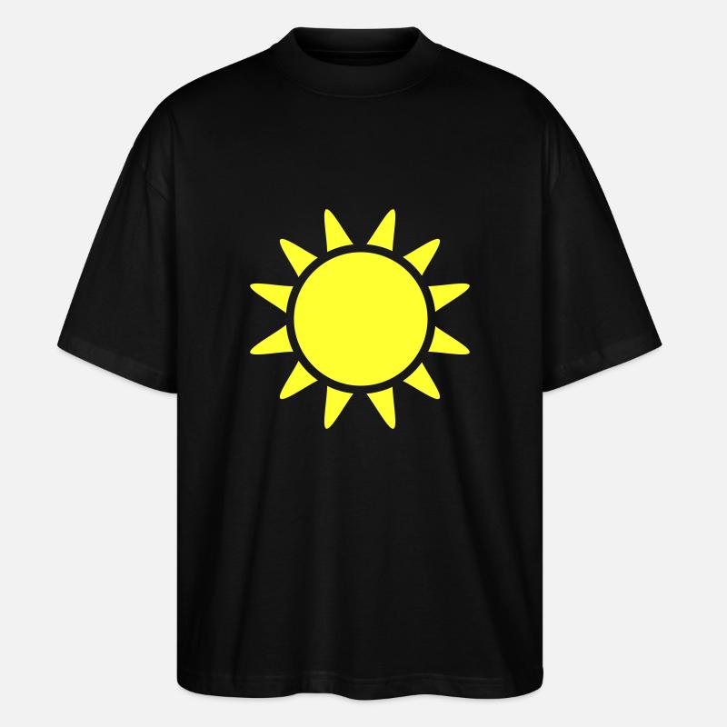 sonne - Stanley/Stella Oversized Unisex Bio T-Shirt Blaster 2.0 - Schwarz