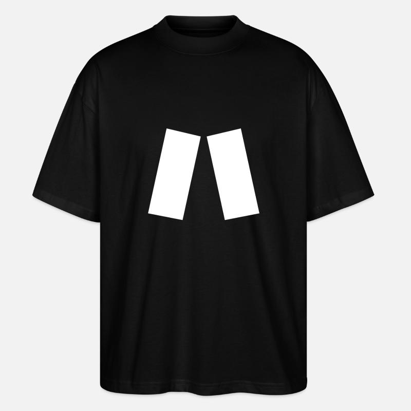 Beffchen - Stanley/Stella Oversized Unisex Bio T-Shirt Blaster 2.0 - Schwarz