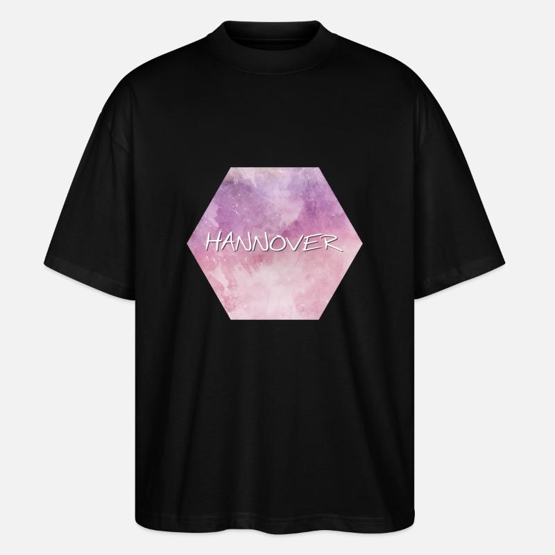 Hannover - Stanley/Stella Oversized Unisex Bio T-Shirt Blaster 2.0 - Schwarz