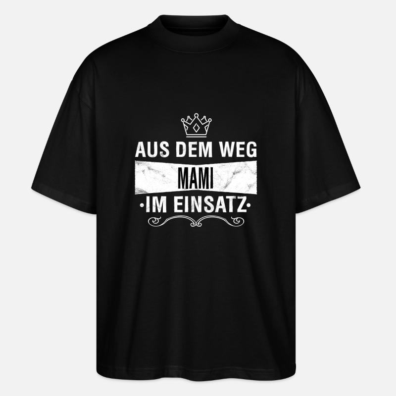 MAMI - Stanley/Stella Oversized Unisex Bio T-Shirt Blaster 2.0 - Schwarz