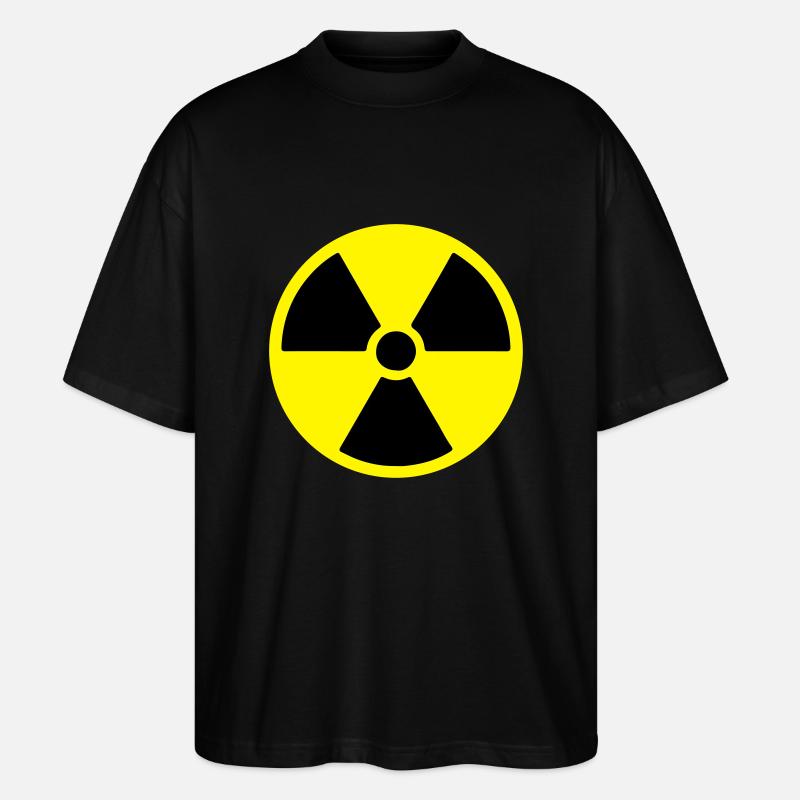 radioactive - Stanley/Stella Oversized Unisex Bio T-Shirt Blaster 2.0 - Schwarz
