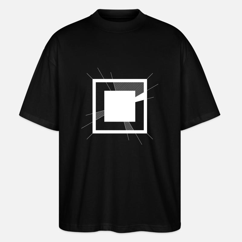 Abstract 2 - Stanley/Stella Oversized Unisex Bio T-Shirt Blaster 2.0 - Schwarz