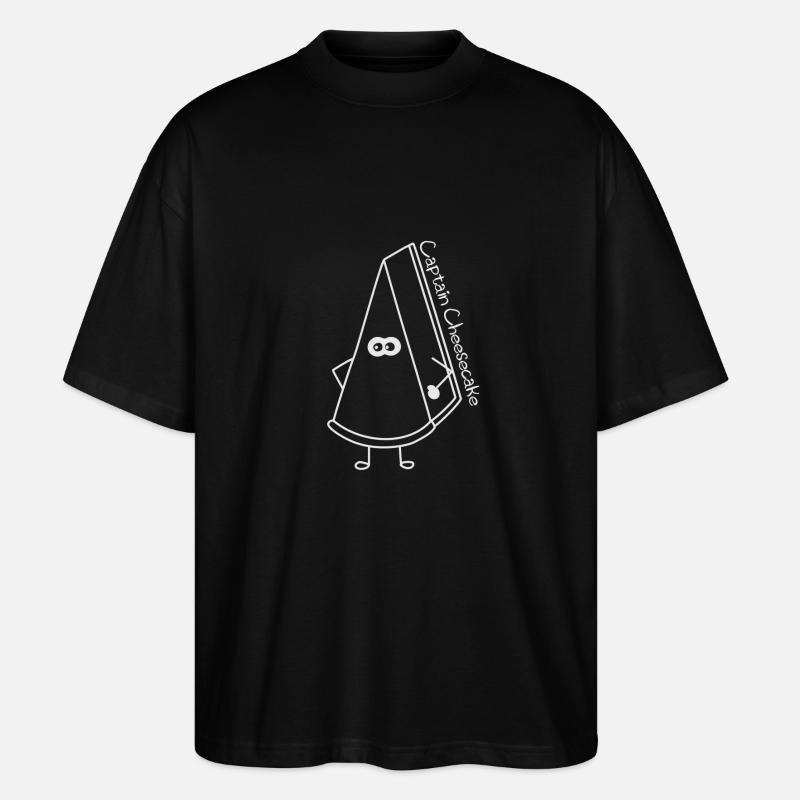 Captain Cheesecake - Stanley/Stella Oversized Unisex Bio T-Shirt Blaster 2.0 - Schwarz