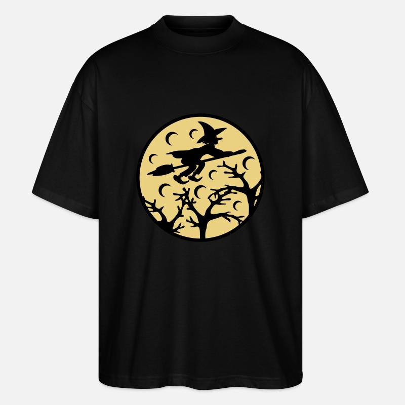 Witch Moon - Stanley/Stella Oversized Unisex Bio T-Shirt Blaster 2.0 - Schwarz