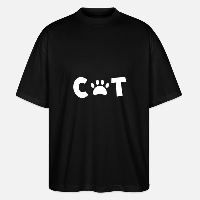 chat - chat - T-shirt bio Blaster 2.0 coupe oversize Stanley/Stella Unisexe - noir