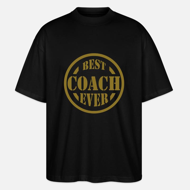 Coach - Stanley/Stella Oversized Unisex Bio T-Shirt Blaster 2.0 - Schwarz