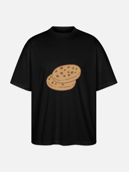 mignons biscuits bruns - T-shirt bio Blaster 2.0 coupe oversize Stanley/Stella Unisexe - noir