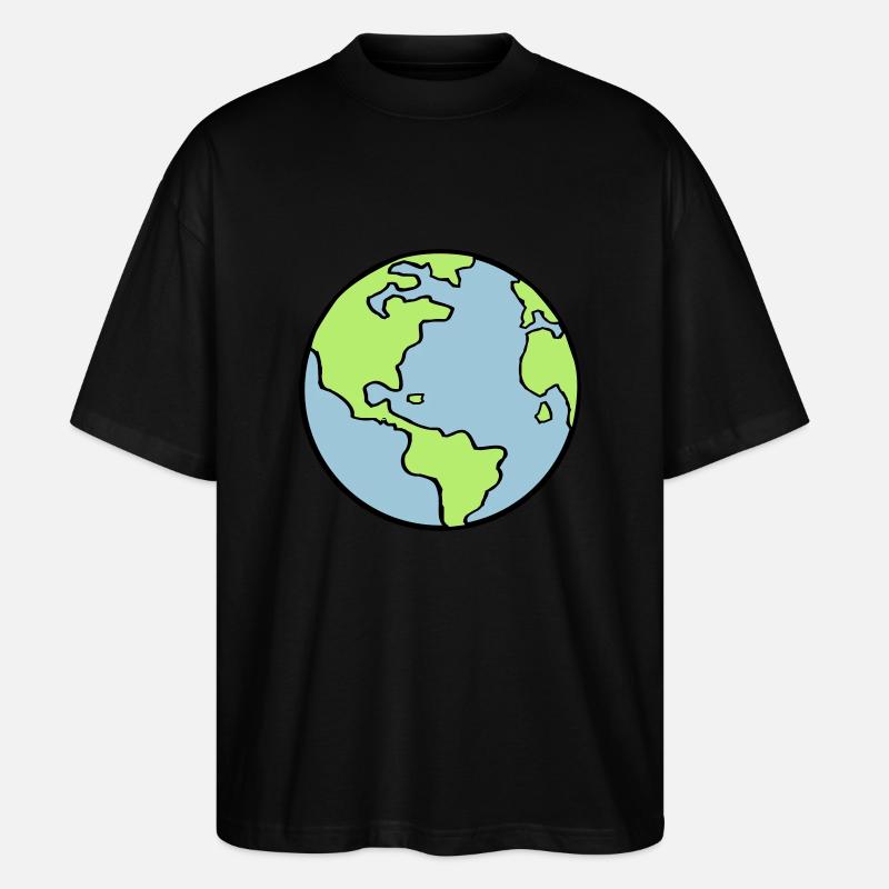 erde_002 - T-shirt bio Blaster 2.0 coupe oversize Stanley/Stella Unisexe - noir