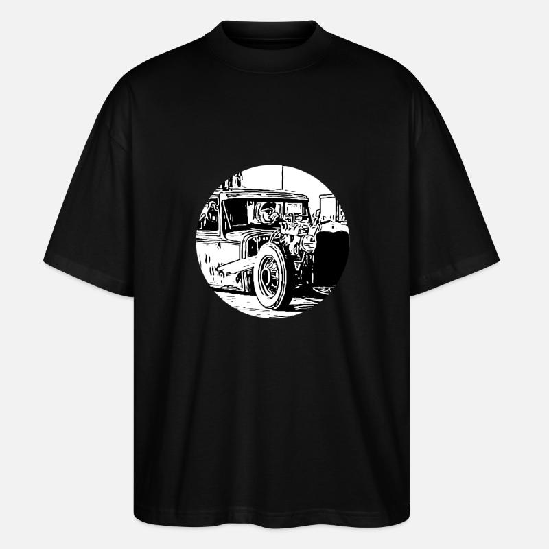 Auto - Stanley/Stella Oversized Unisex Bio T-Shirt Blaster 2.0 - Schwarz