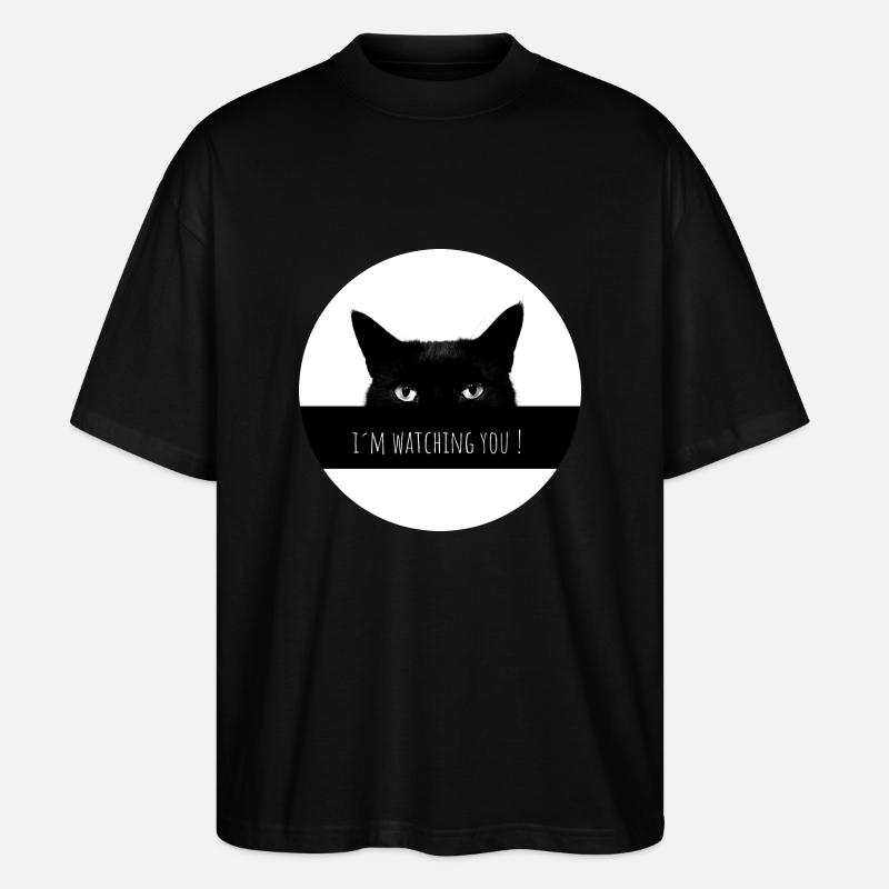 I´M WATCHING YOU! - Stanley/Stella Oversized Unisex Bio T-Shirt Blaster 2.0 - Schwarz