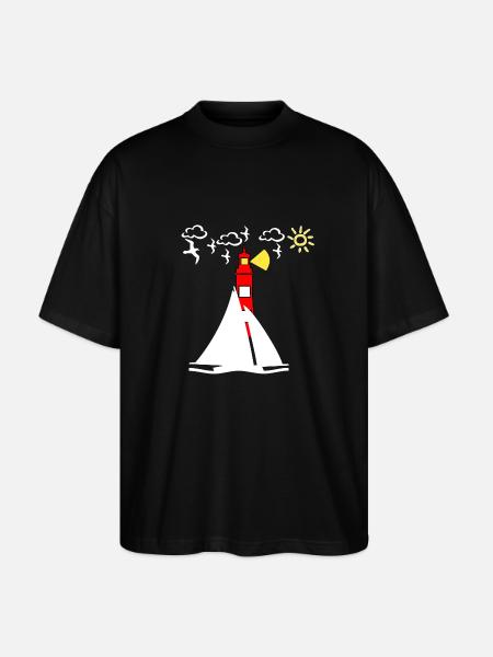 Sail - Stanley/Stella Oversized Unisex Organic T-shirt Blaster 2.0 - black