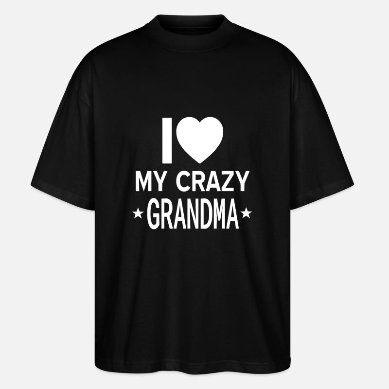 Oma - Stanley/Stella Oversized Unisex Bio T-Shirt Blaster 2.0 - Schwarz