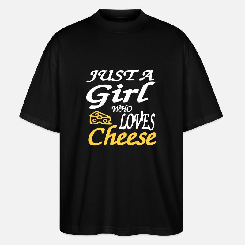 Käse - Stanley/Stella Oversized Unisex Bio T-Shirt Blaster 2.0 - Schwarz