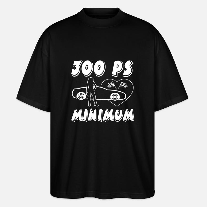 Auto - Stanley/Stella Oversized Unisex Bio T-Shirt Blaster 2.0 - Schwarz