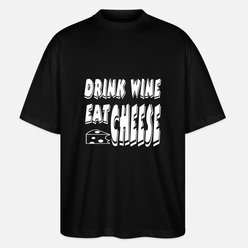 Wein - Stanley/Stella Oversized Unisex Bio T-Shirt Blaster 2.0 - Schwarz